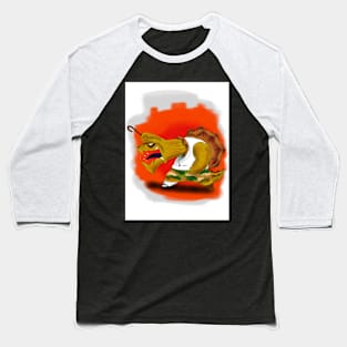 Alligator Turtle Coach Baseball T-Shirt